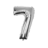 GLOBO METALICO 32" PLATEADO #7